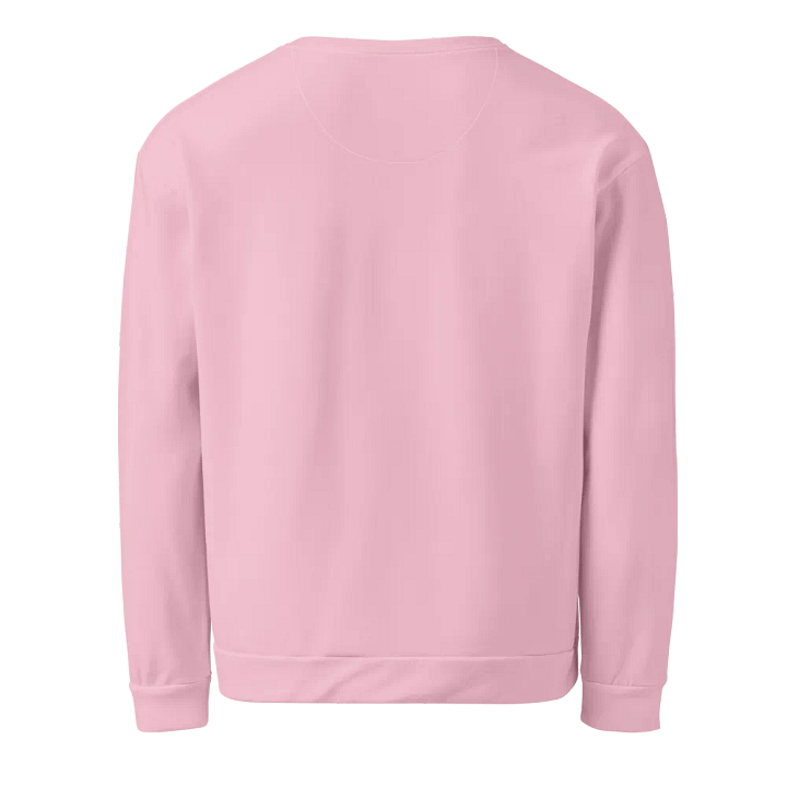 Plain Light Pink Soft Summer Unisex Recycled Polyester Heavyweight Premium Sweatshirt by Treasure Pie product image (2)