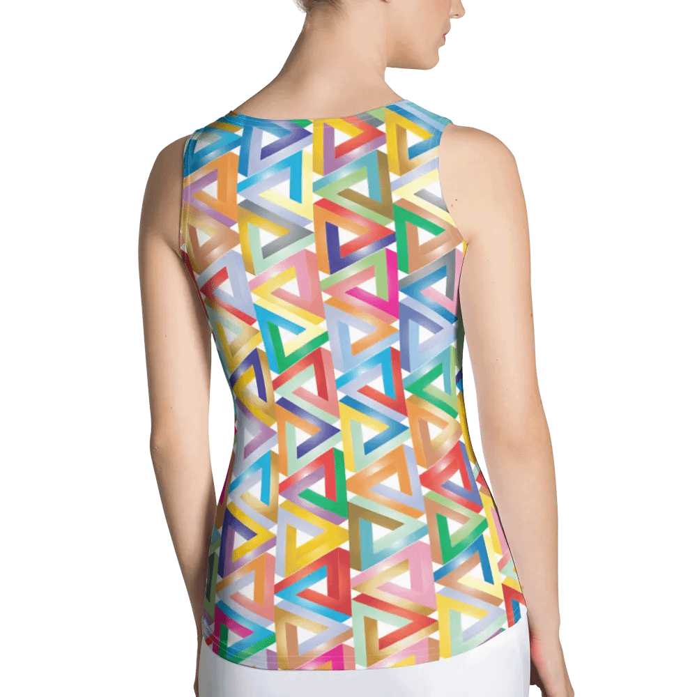 Rainbow Triangles Tank Top product image (2)