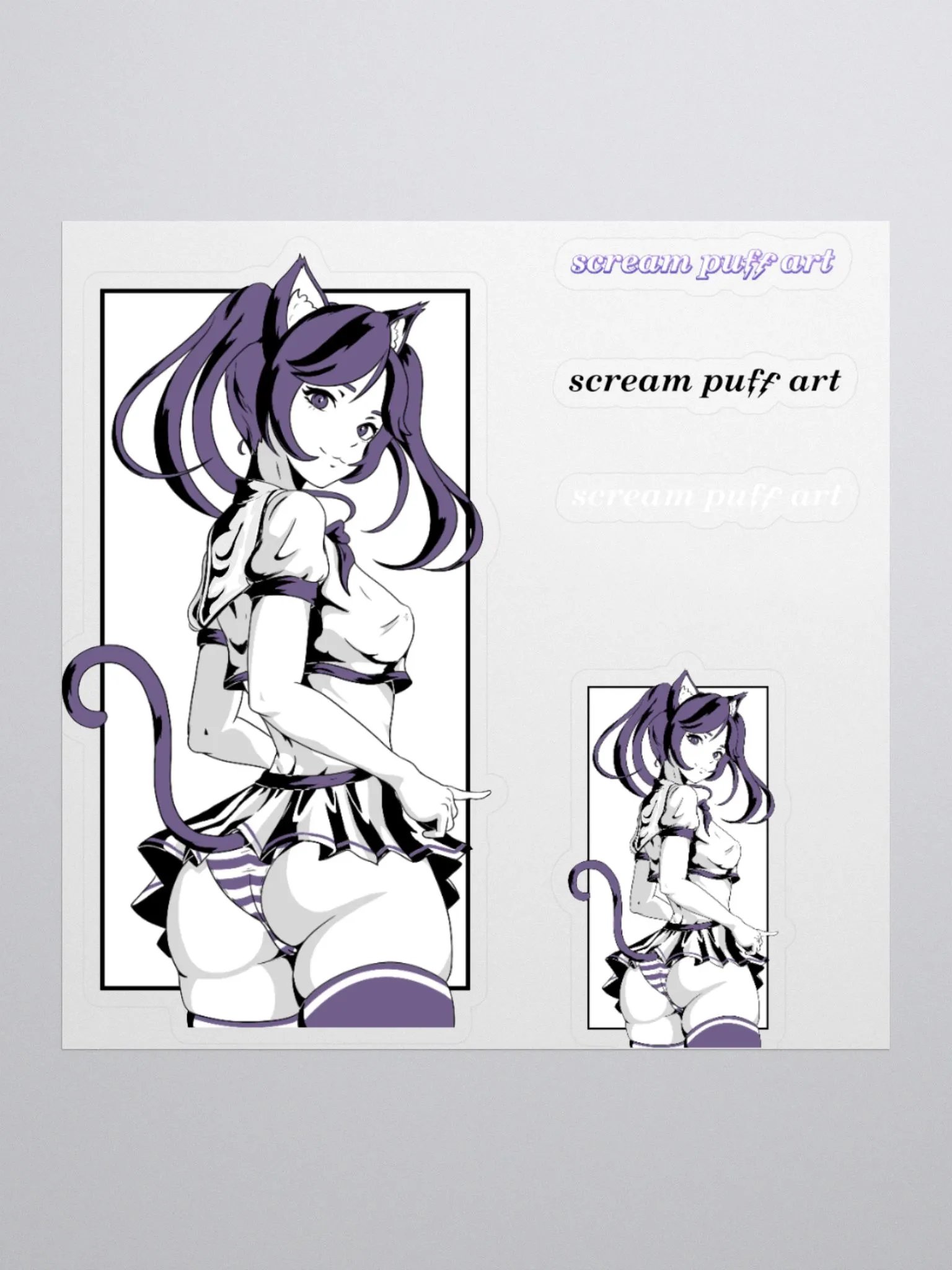 Scream Puff Sticker Sheet product image (1)