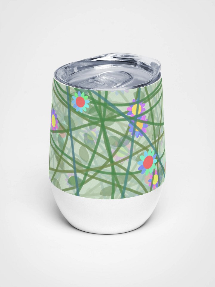 Floral Vines Wine Tumbler product image (1)