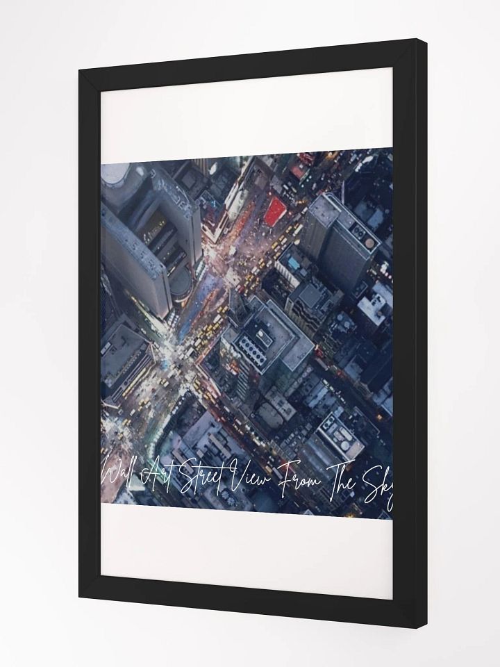 New York Sky View Poster Framed High-Quality Matte Poster (in) product image (2)