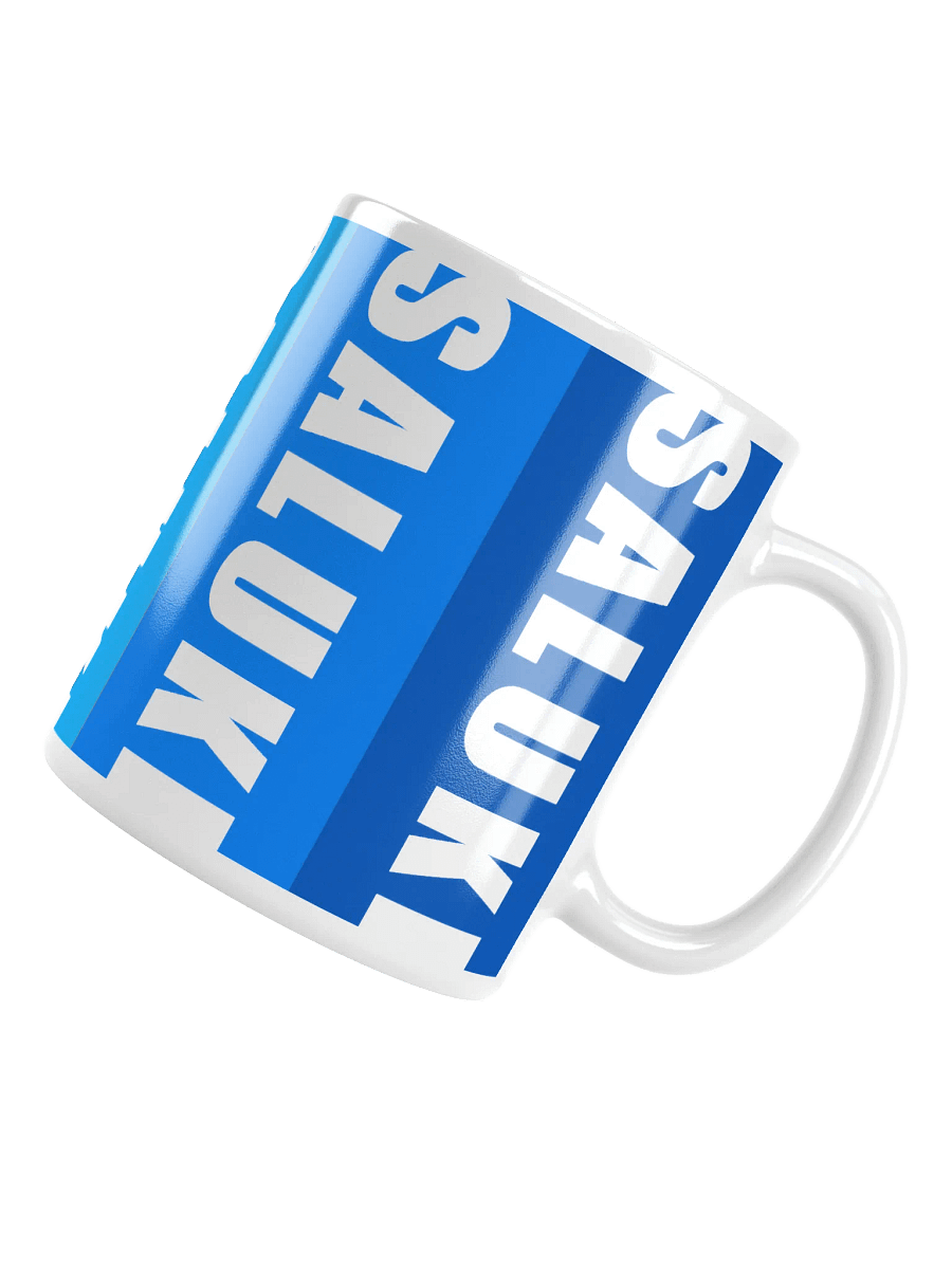 Saluki Blue Gradient Modern Chic Small Mug product image (1)