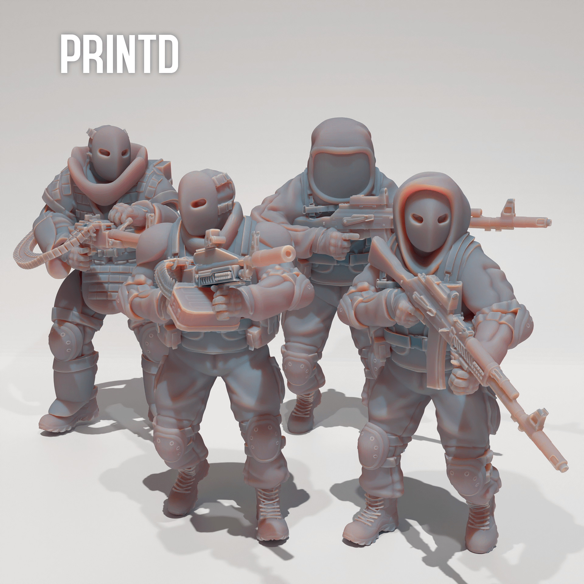 Mixed Forces Set - Modern Warfare Wargame Hobby Resin Scale Models product image (1)