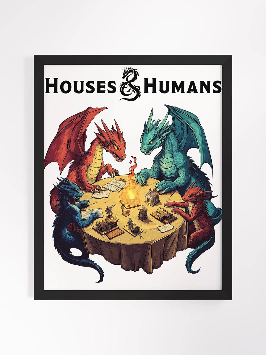 Houses and Humans - Framed Poster product image (1)