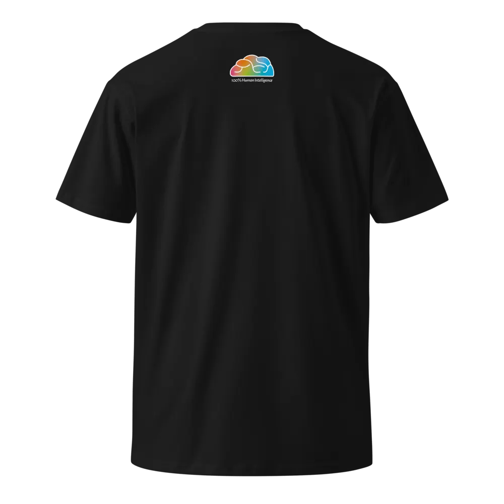 100% Human Intelligence Premium Backprint T-Shirt product image (3)