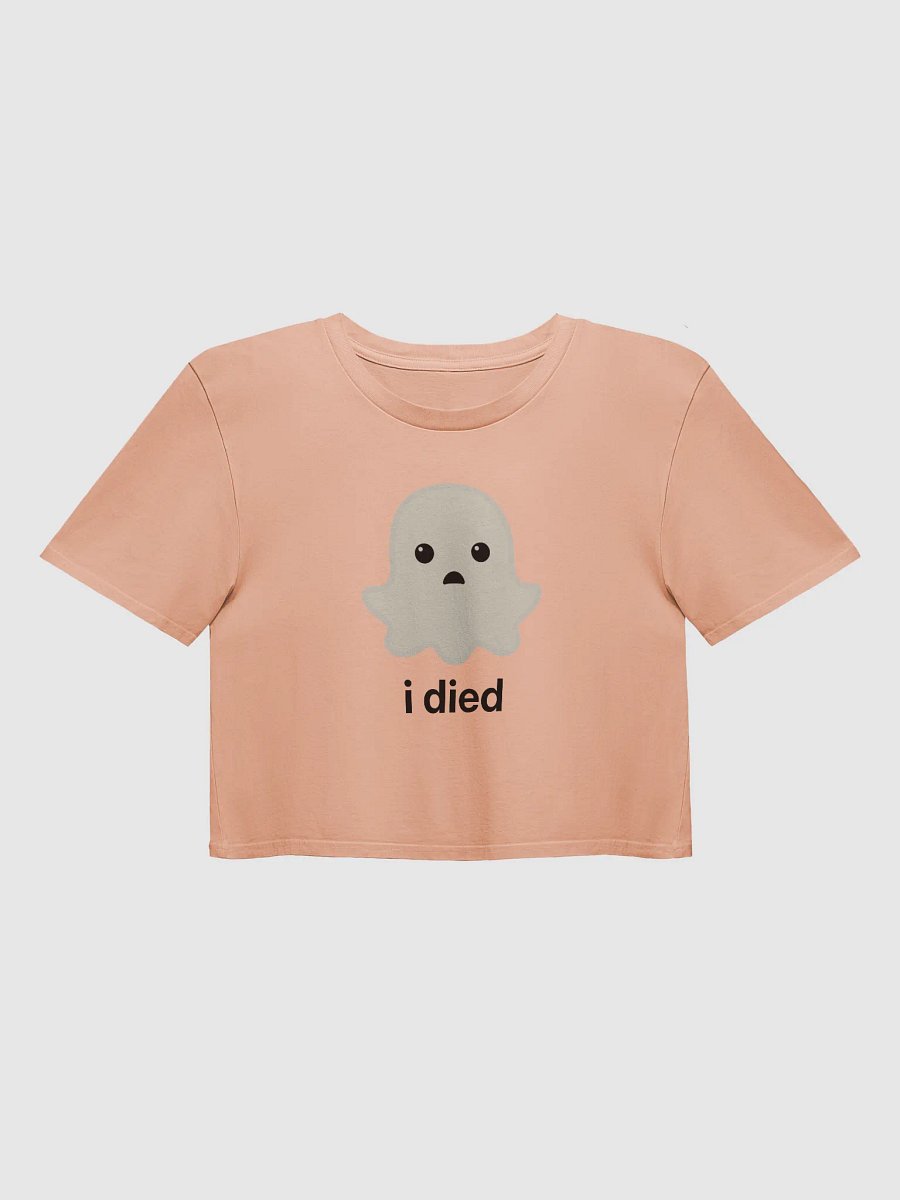 Sad Ghost Crop Top - Light Color product image (9)