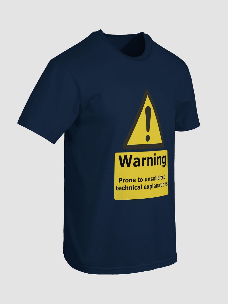 Unsolicited Genius – Engineering Warning Tee product image (3)