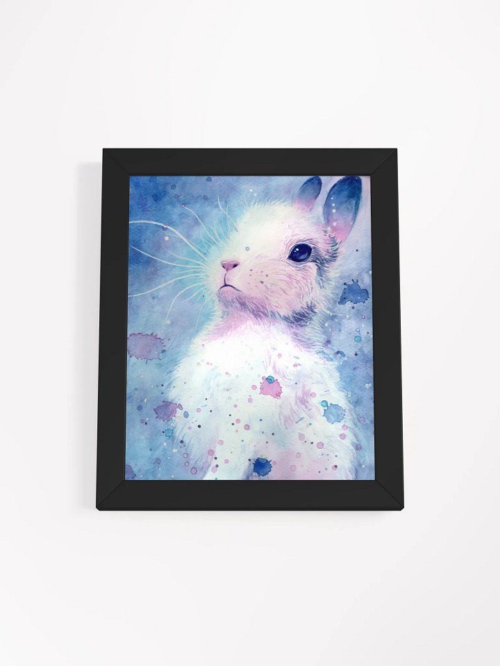Vibrant Bunny Watercolor Framed Poster product image (3)