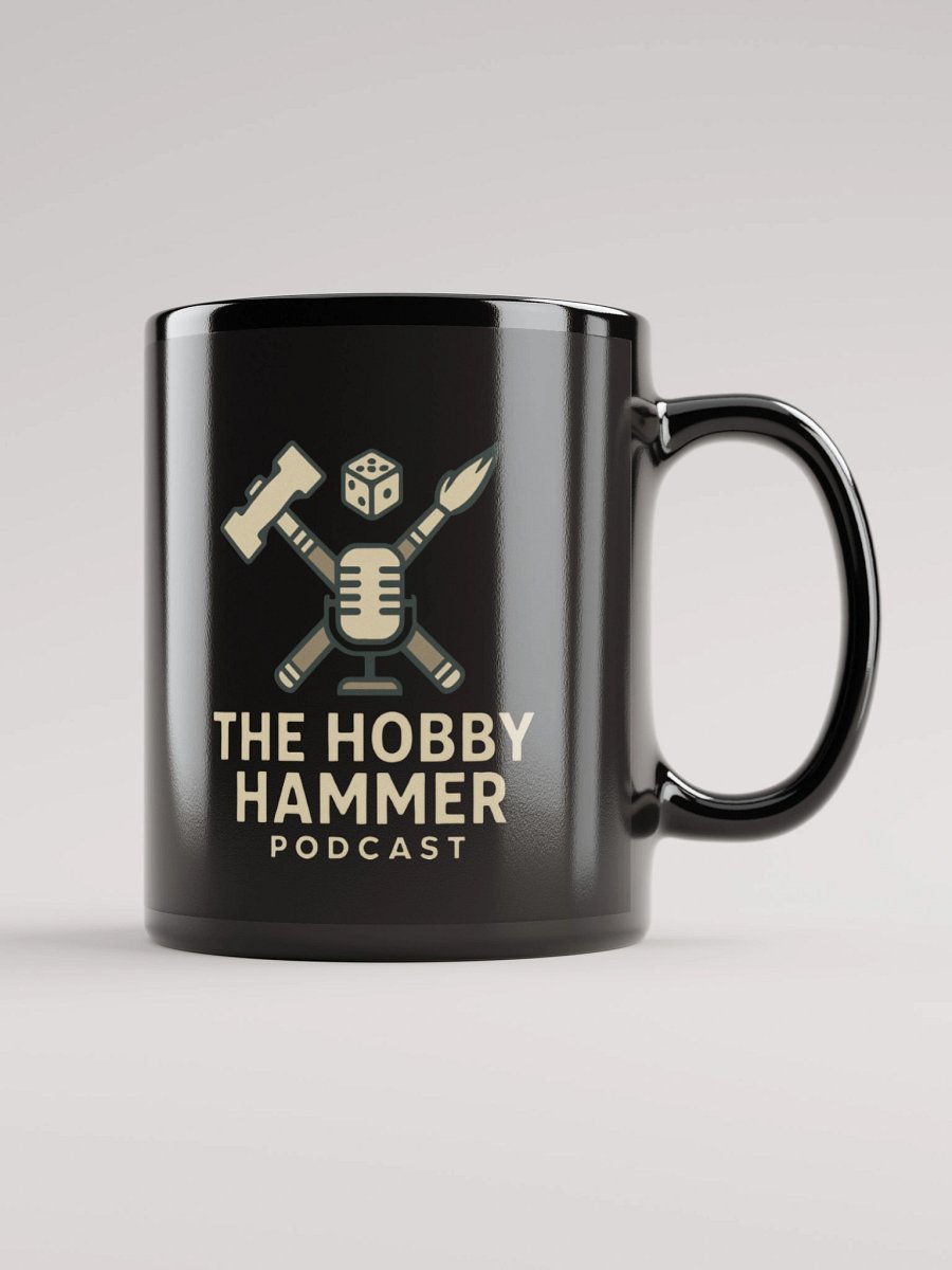 The Hobbyist's Black Glossy Mug product image (1)