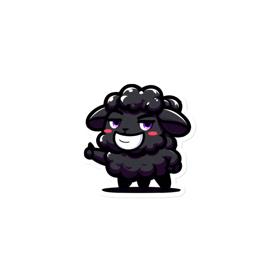 S3 Black Sheep Team Magnet product image (1)