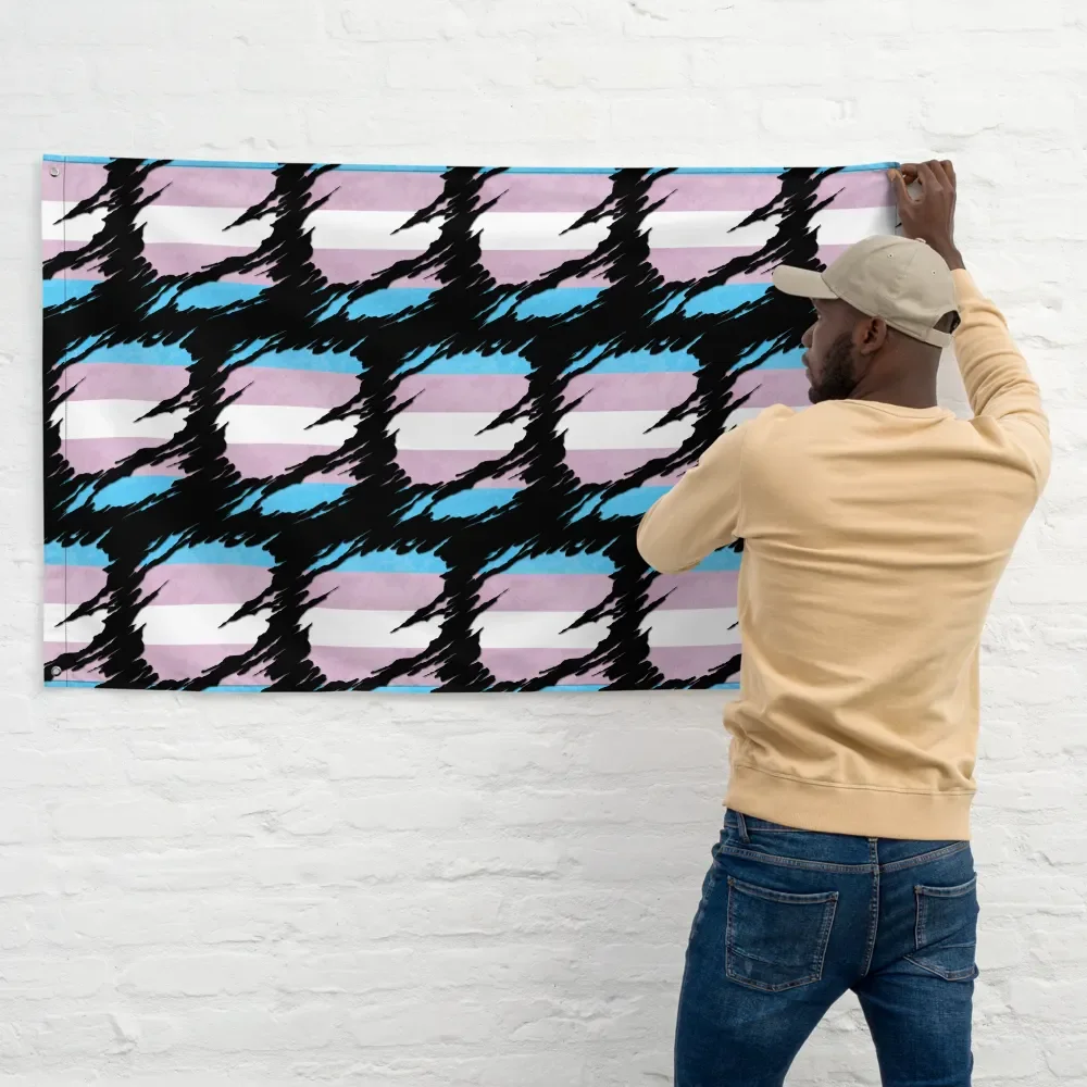 Illusionary Zigzag All-Over Flag product image (11)