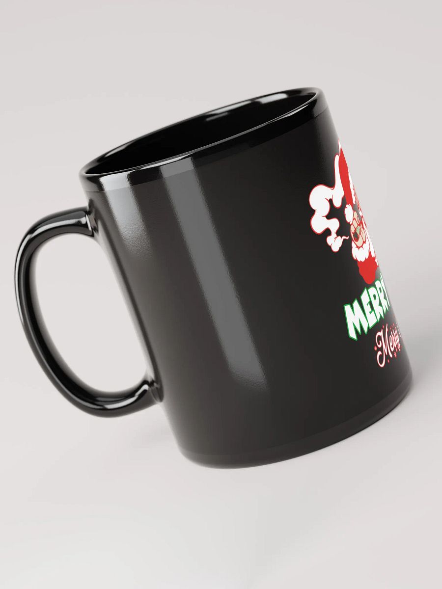 Merry Juana Santa Black Glossy Mug product image (6)