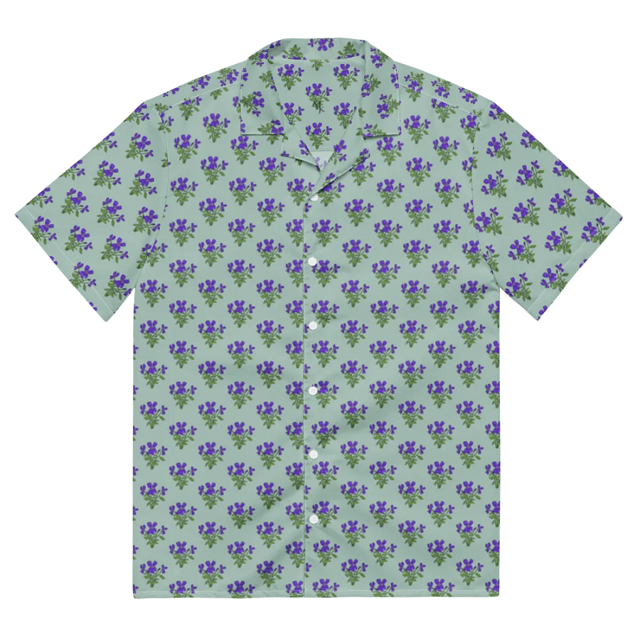 Violet Print Floral Shirt product image (6)
