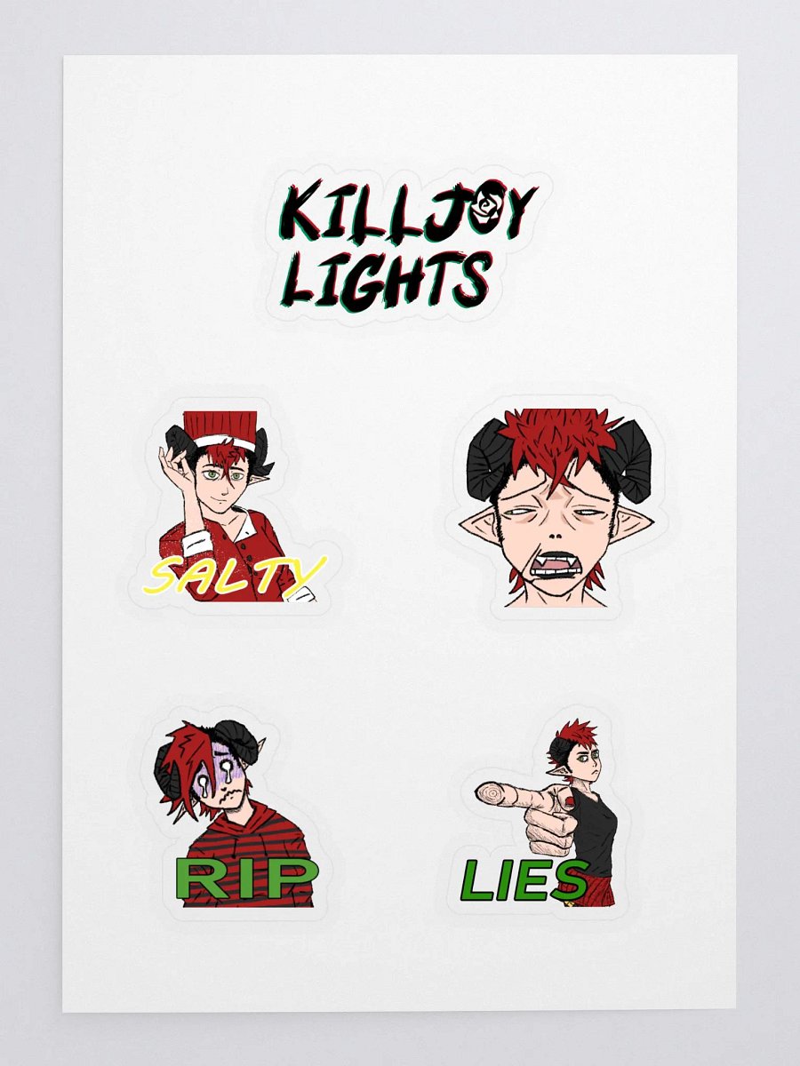 Killjoy Logo and Emote Sticker Set product image (3)
