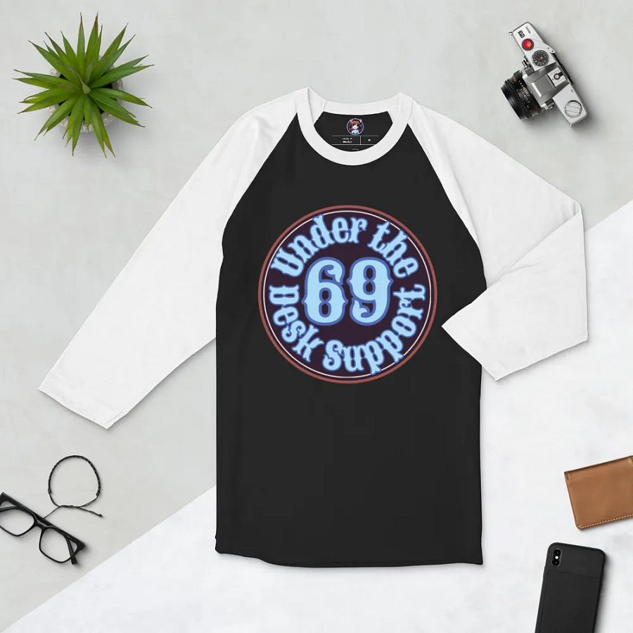 Desk Support Jersey Raglan Tee product image (15)