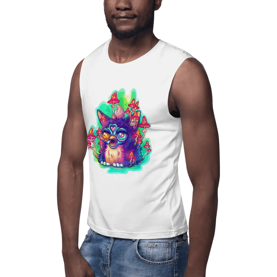 Nostalgic Fungus Creature Muscle Tank product image (7)