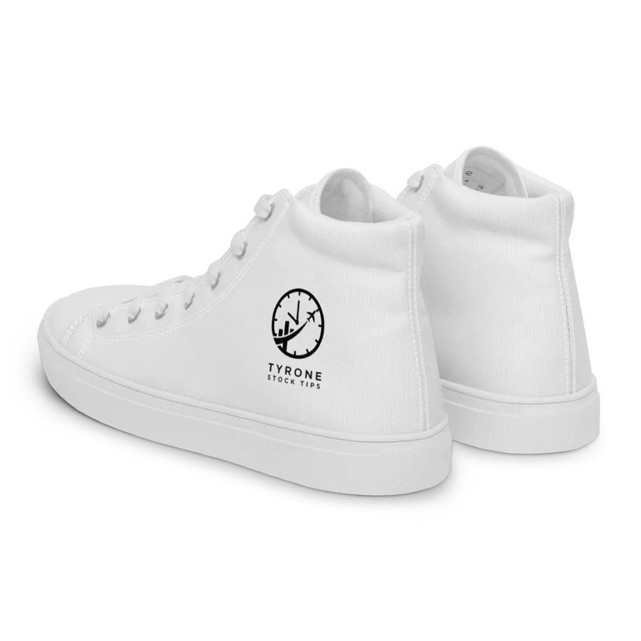 White Classic Canvas High Tops product image (5)