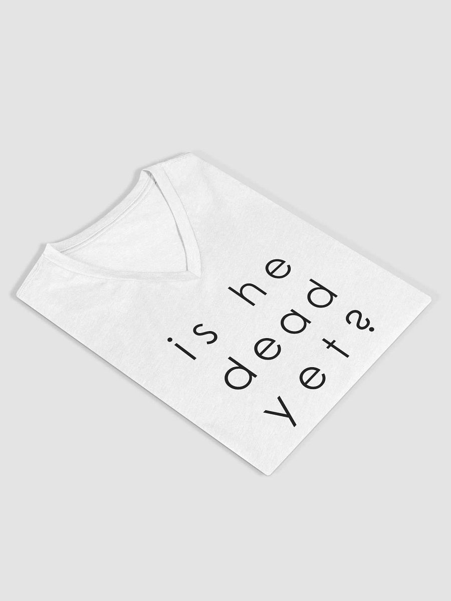 Is He Dead Yet Women's Relaxed V-Neck T-Shirt - B product image (8)