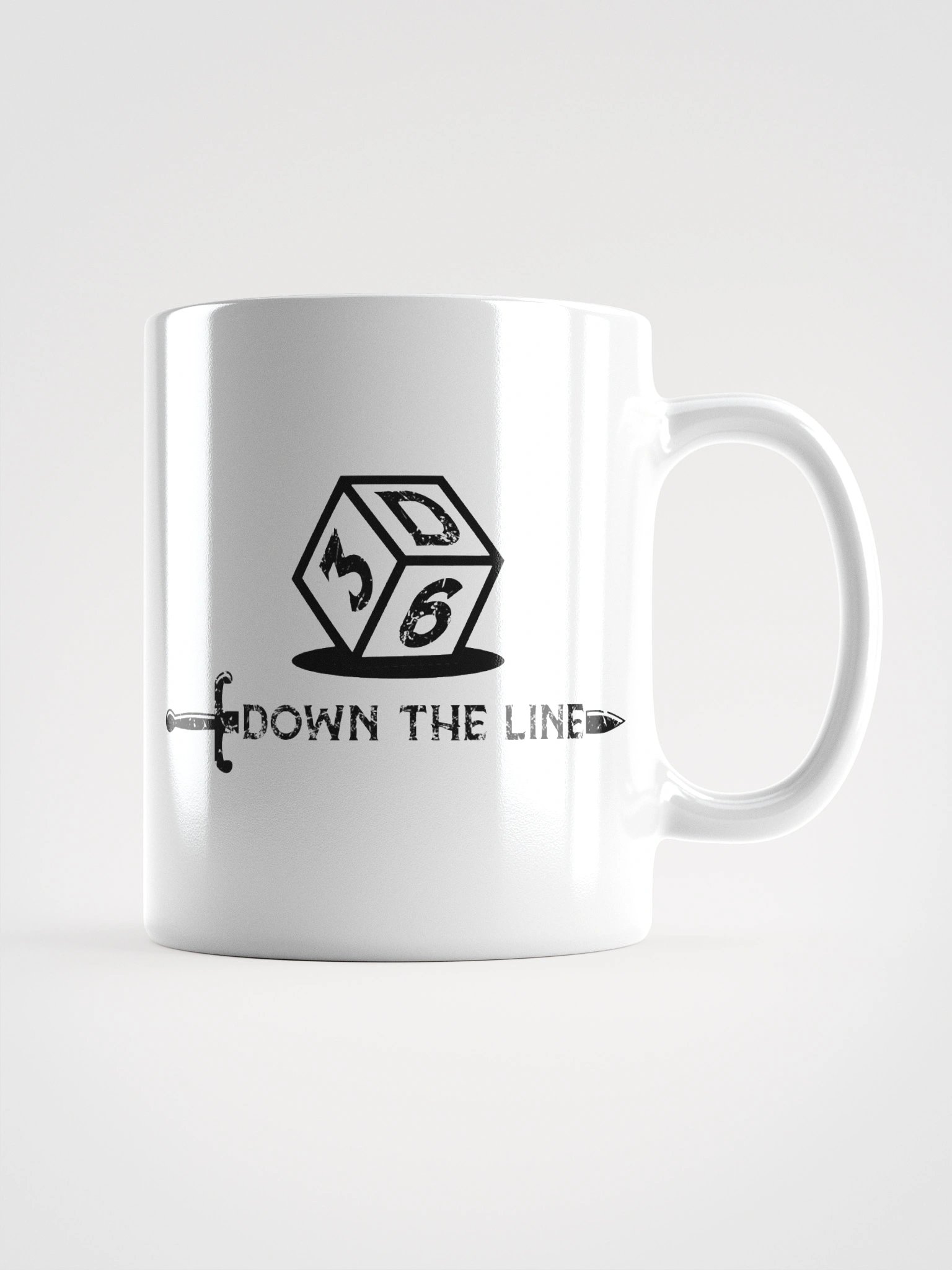 3d6 DTL Horizontal Logo on Light Mug product image (2)