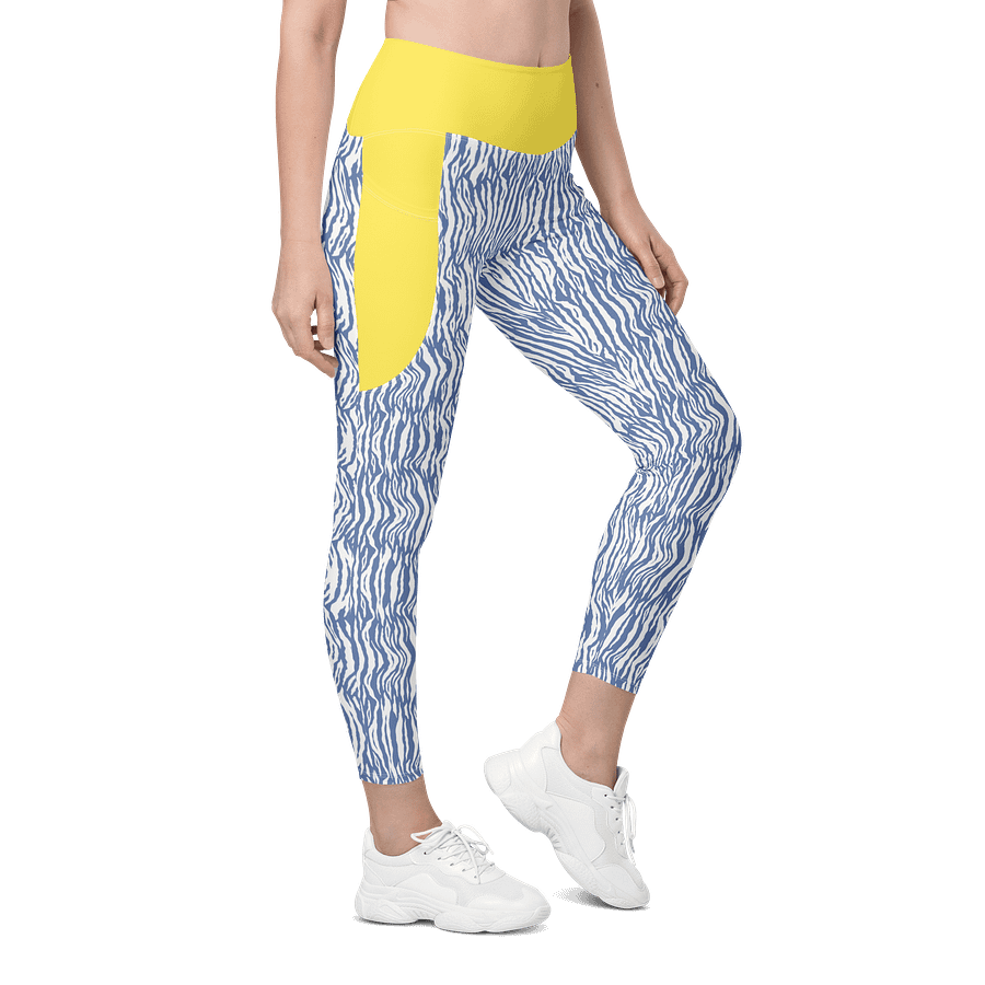 Blue Patterned Leggings product image (6)