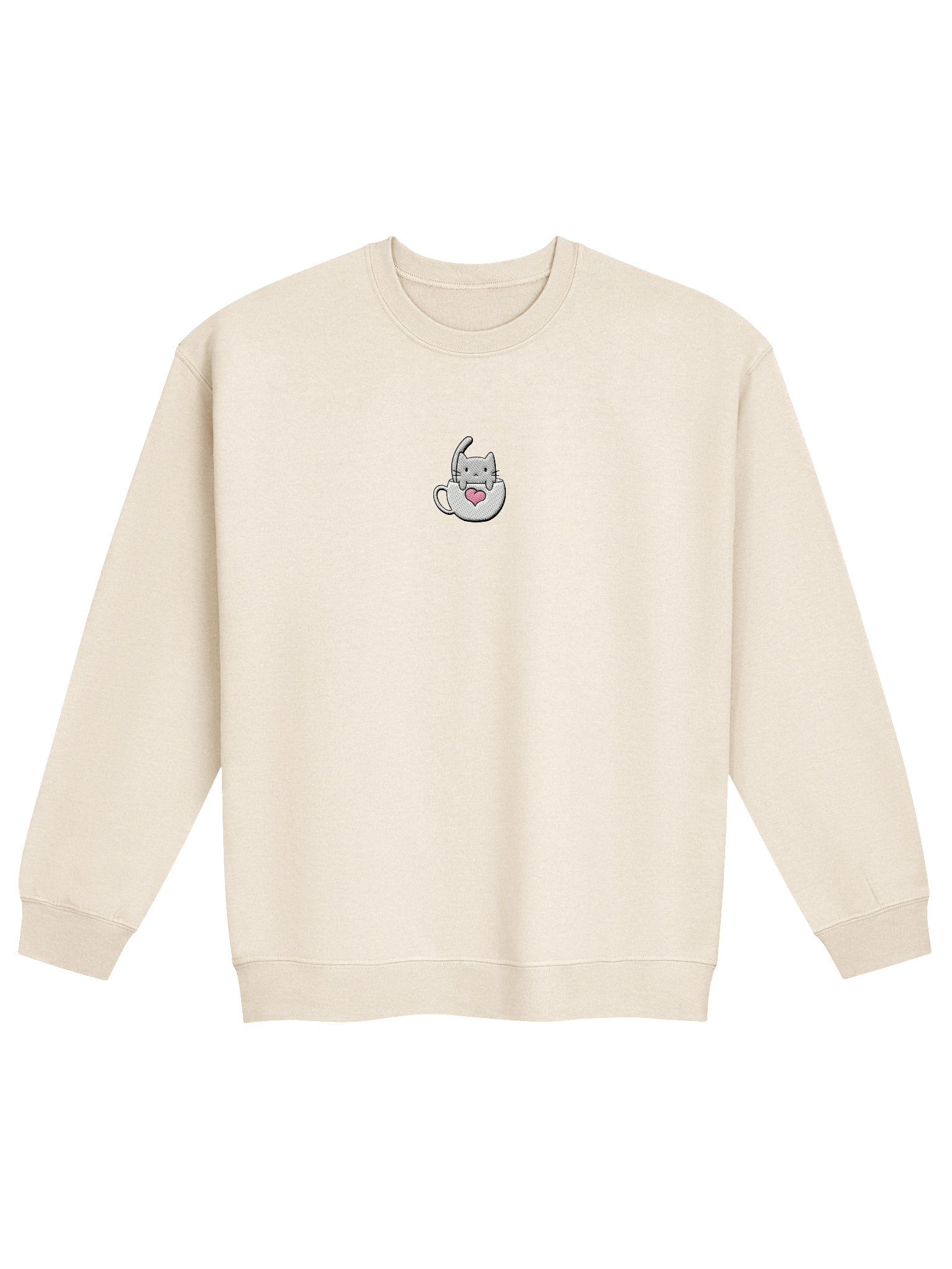 Softie's Café Logo Sweatshirt || Centered, Embroidered product image (1)