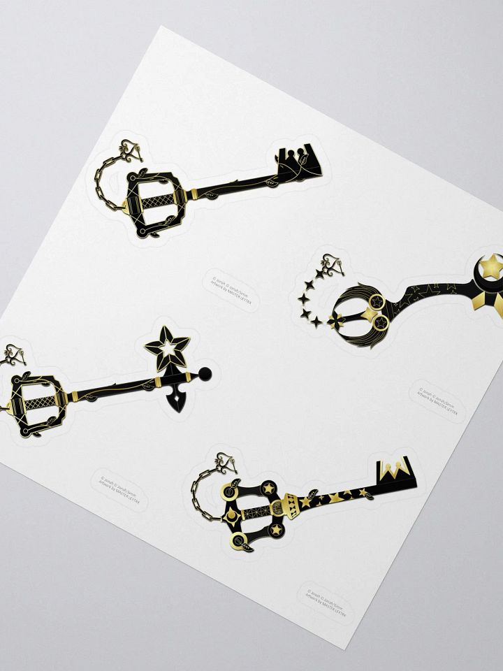 Vicennial Trace Keyblade Sticker Sheet 1 product image (2)