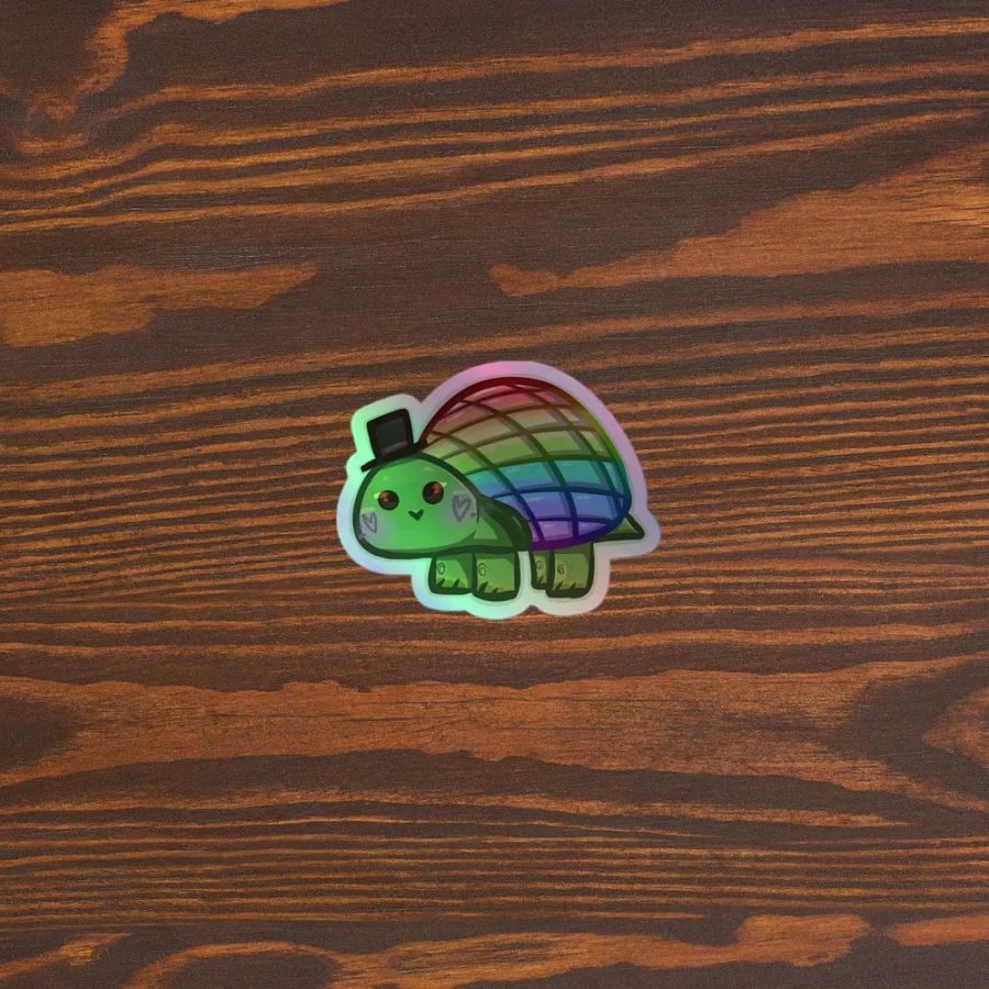 Gay Turtle - LGBT Turtle Rainbow Flag Shell product image (5)
