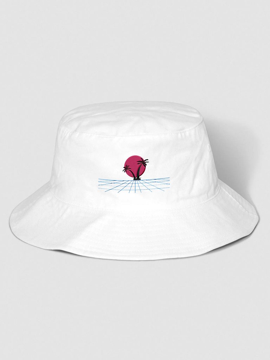 Retro Wave Flex: Palm Tree Bucket Hat product image (1)