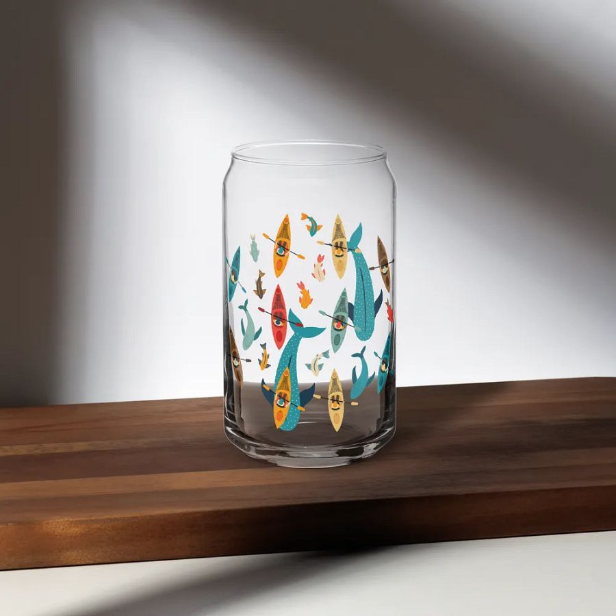 Underwater Surprise - Can-Shaped Glass with Lid product image (10)