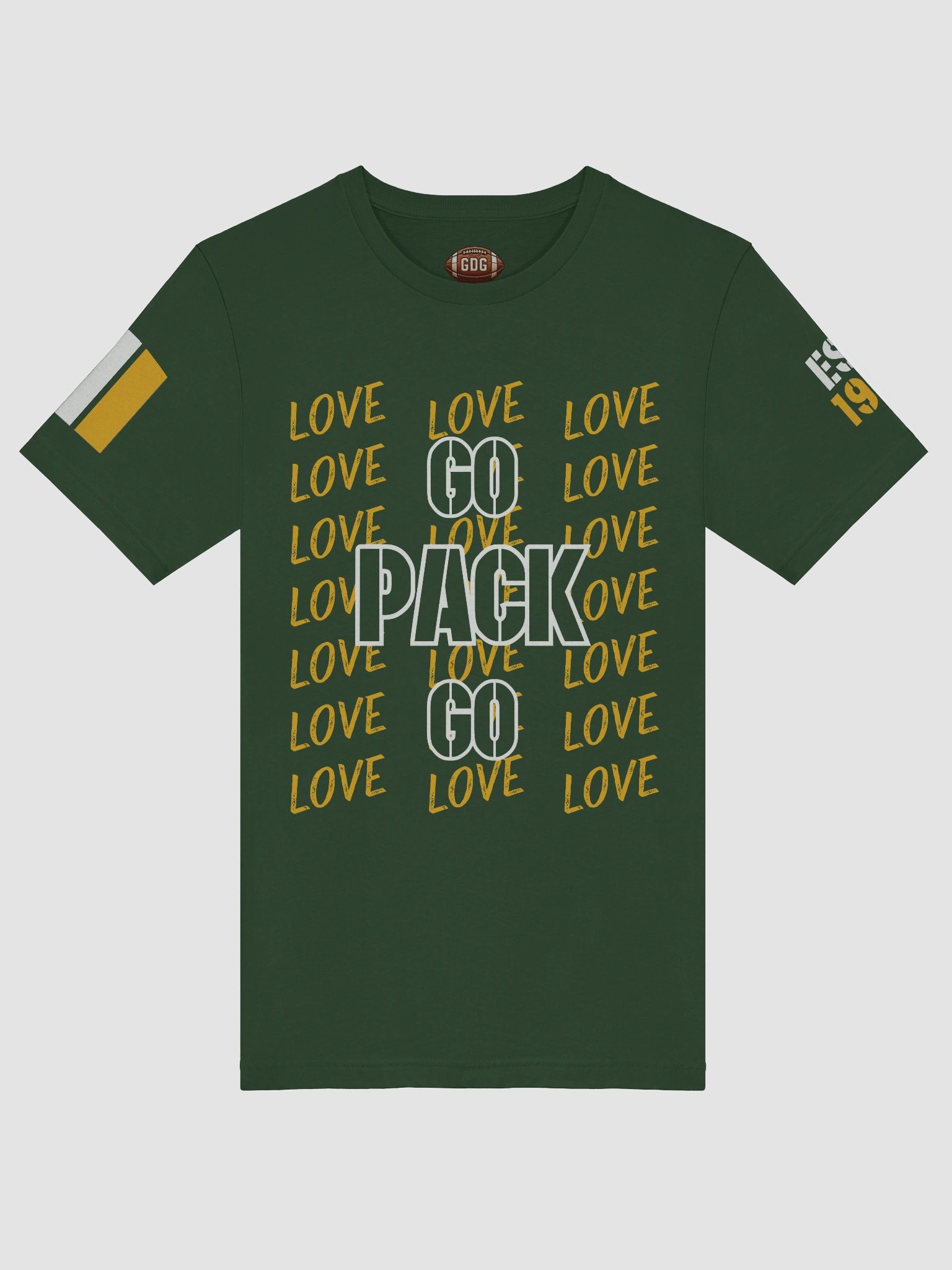 Never Enough Love Green Bay T-Shirt product image (5)