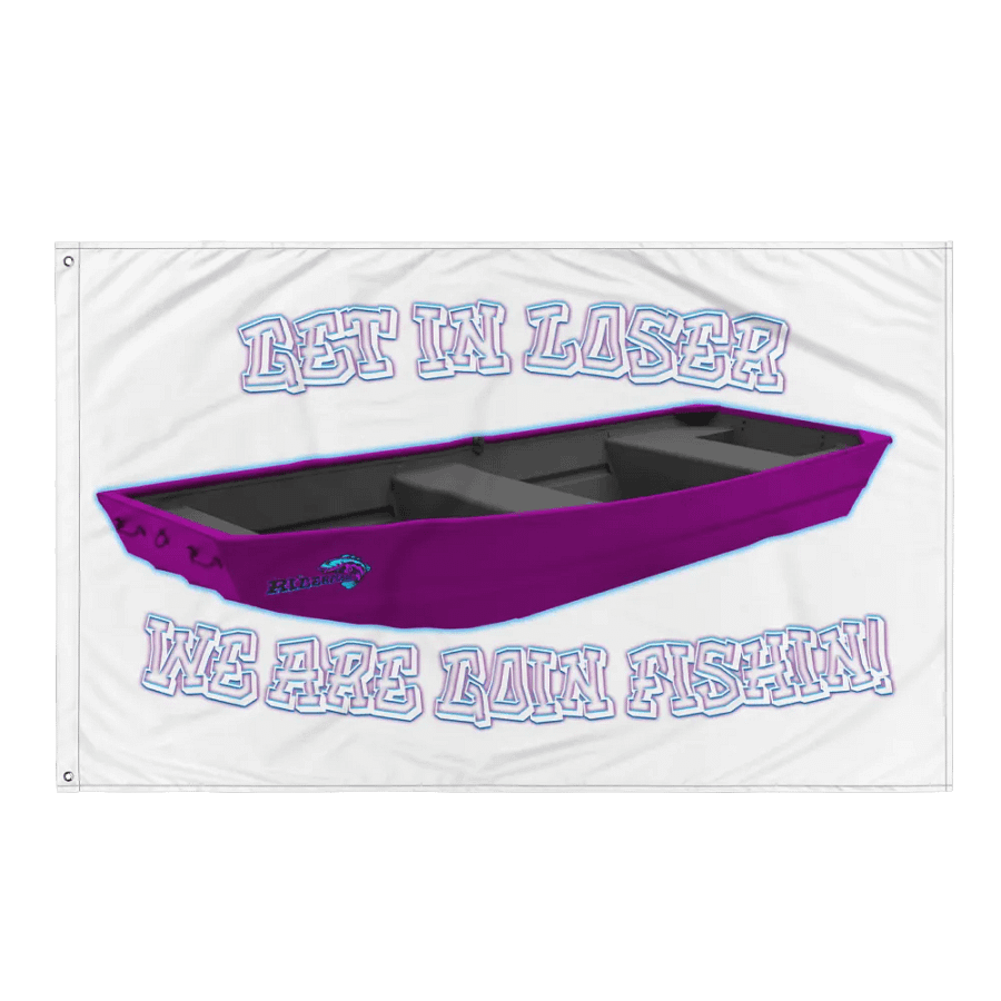 RicerMeanGirls white letter Flag product image (3)