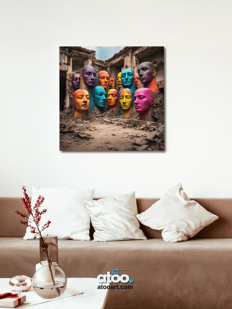 Elegy to Humanity - 3 | Canvas Art Painting product image (6)