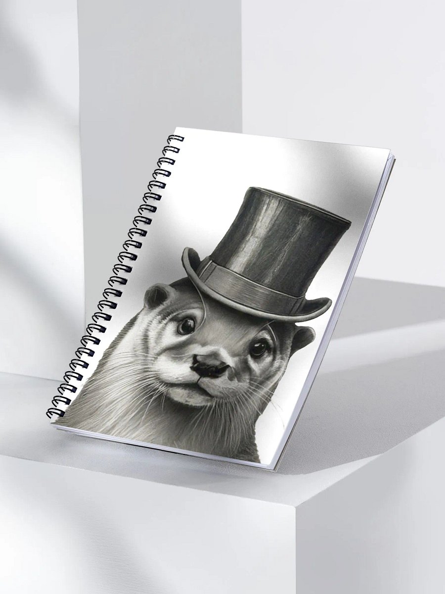 Otter with Top Hat - Notebook product image (3)