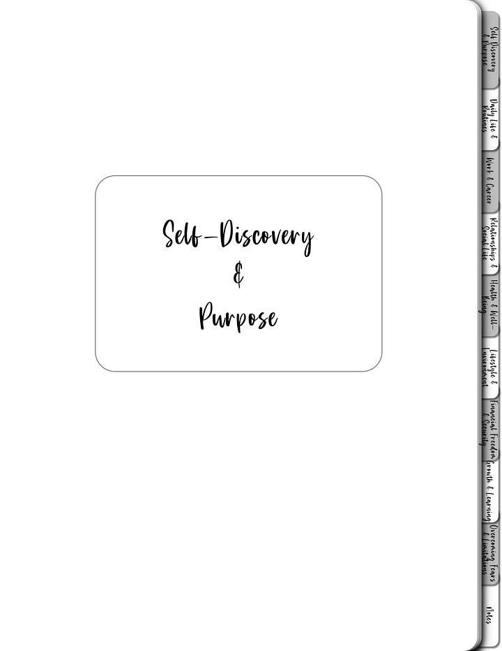 Life’s Purpose Reflection Workbook | A Guided Digital Journal for Self-Discovery & Fulfillment product image (2)