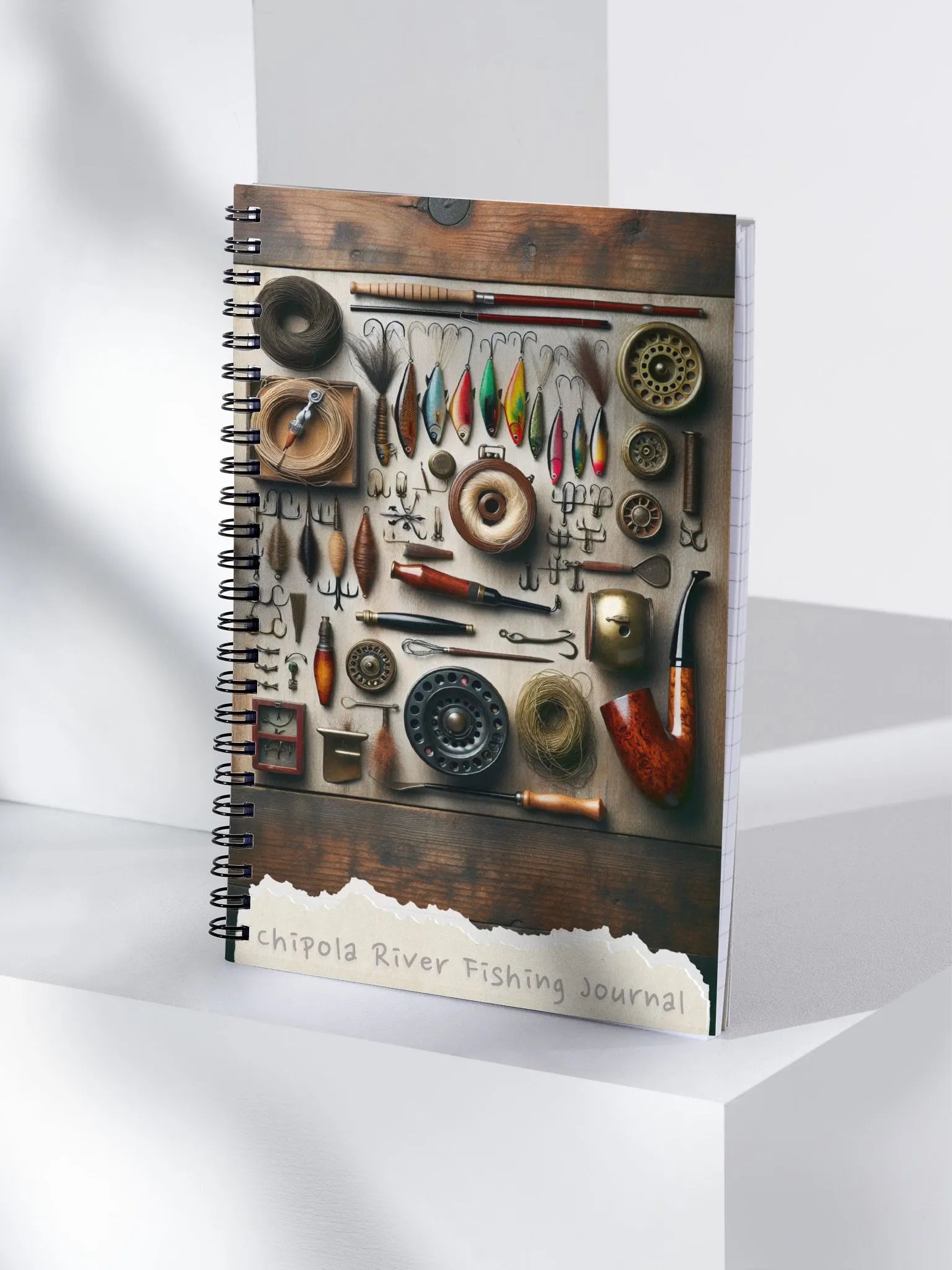 Fishing Journal Spiral Notebook product image (5)