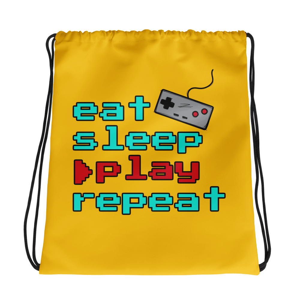 Gym Bag | "eat sleep play repeat" gelb product image (1)