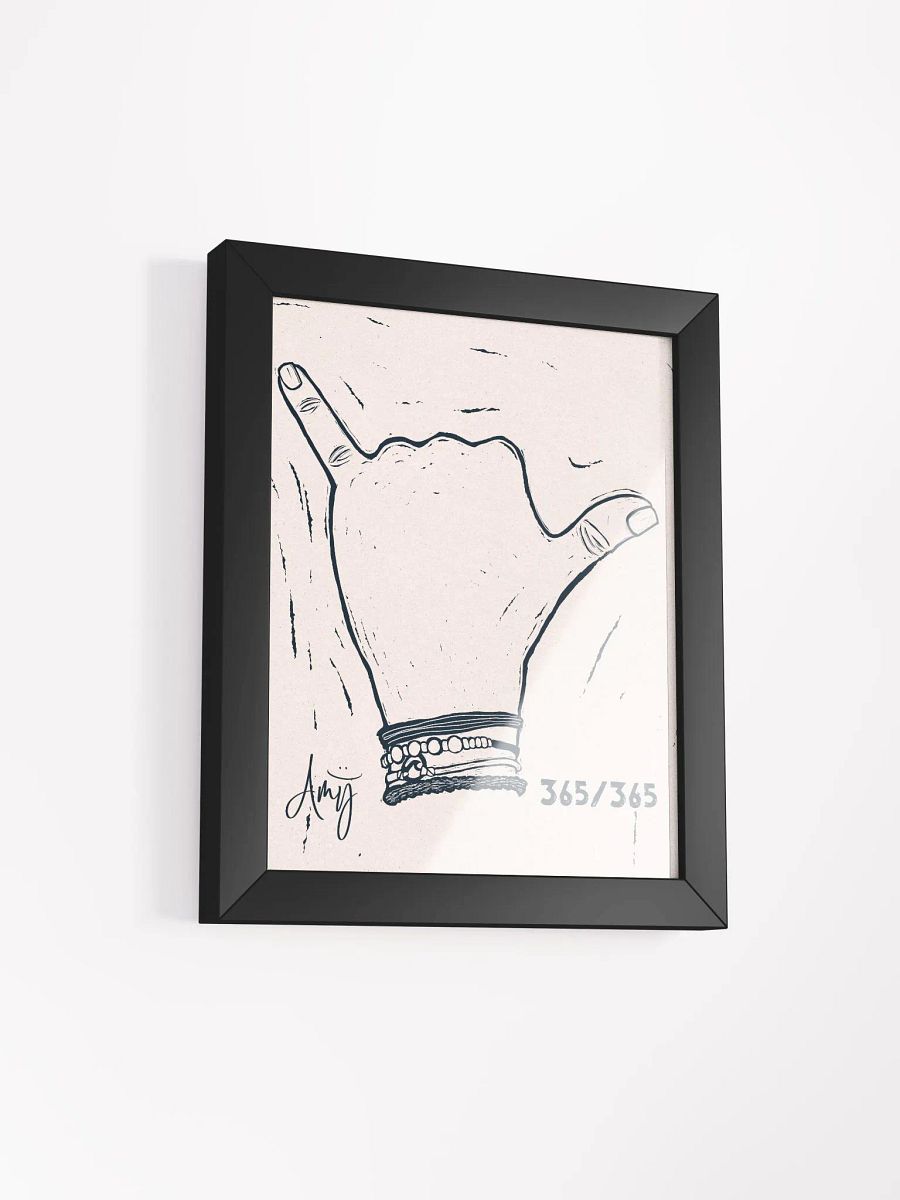 Linocut Hang Loose Art product image (10)