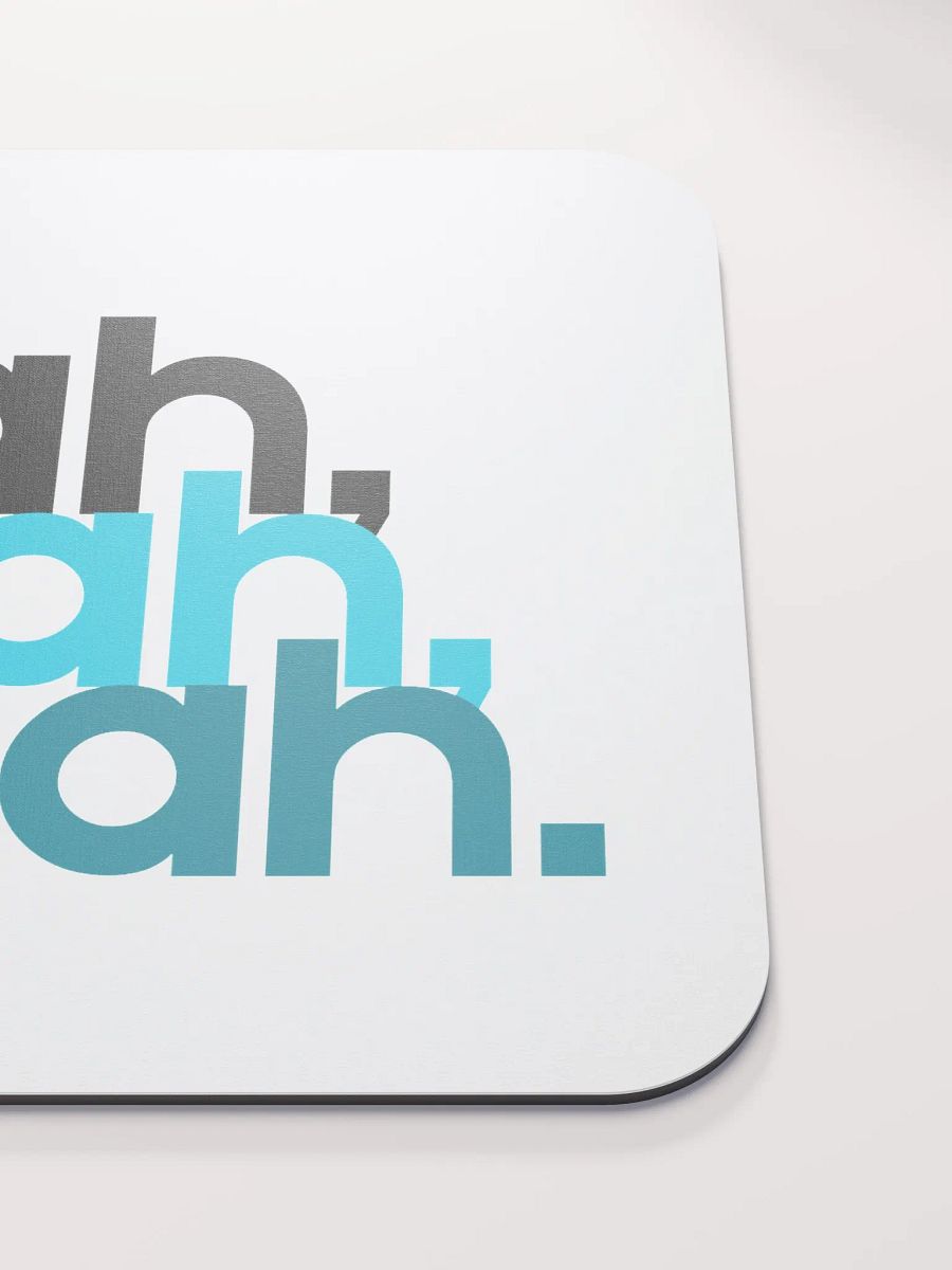 blah blah blah mouse pad product image (5)