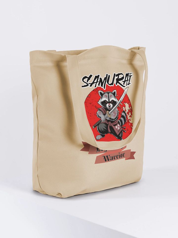 Samurai Legendary Warrior Raccoon Tote Bag product image (4)