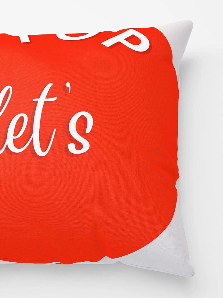 Funny let's START / STOP All-Over Print Pillow product image (3)