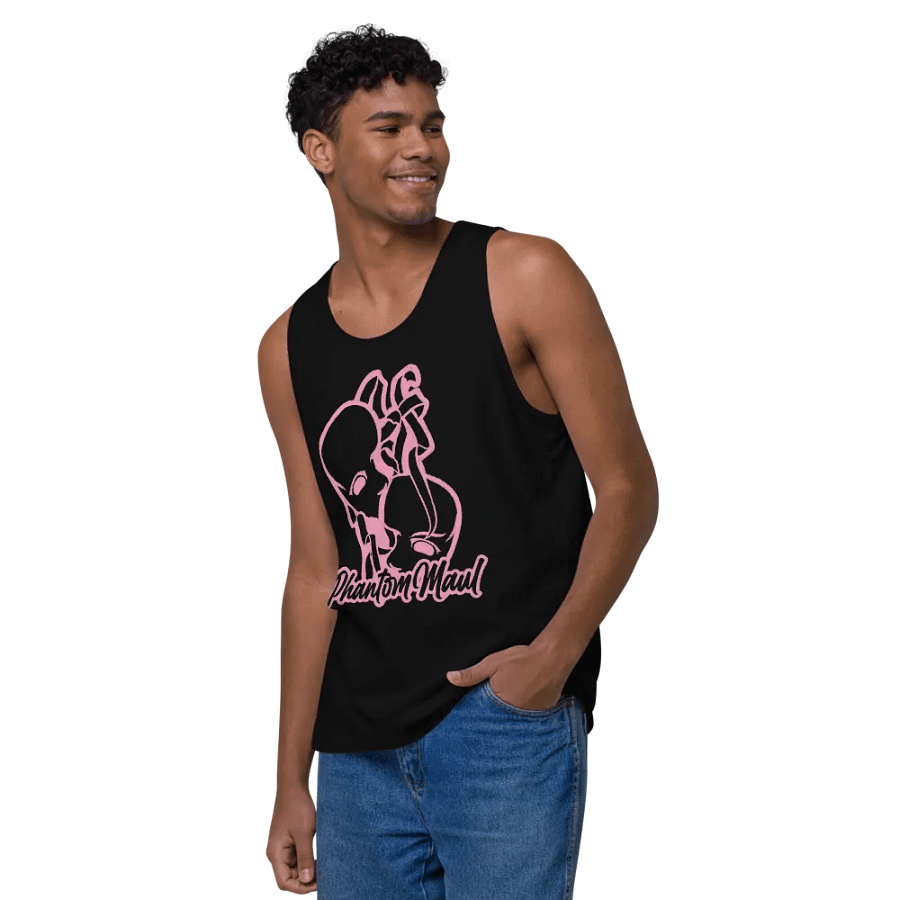 Pink Logo Men's Tank Top product image (8)