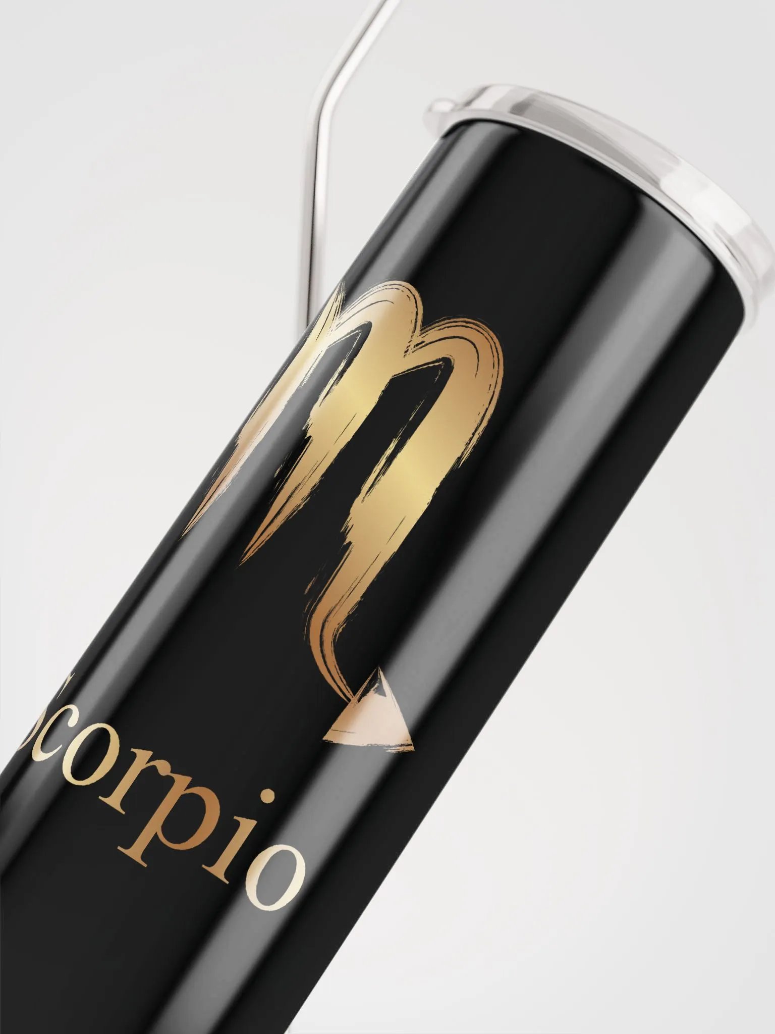 Elevate Every Sip with Our Luxurious Gold Scorpio Zodiac Stainless Steel Tumbler | Sustainable Elegance product image (5)