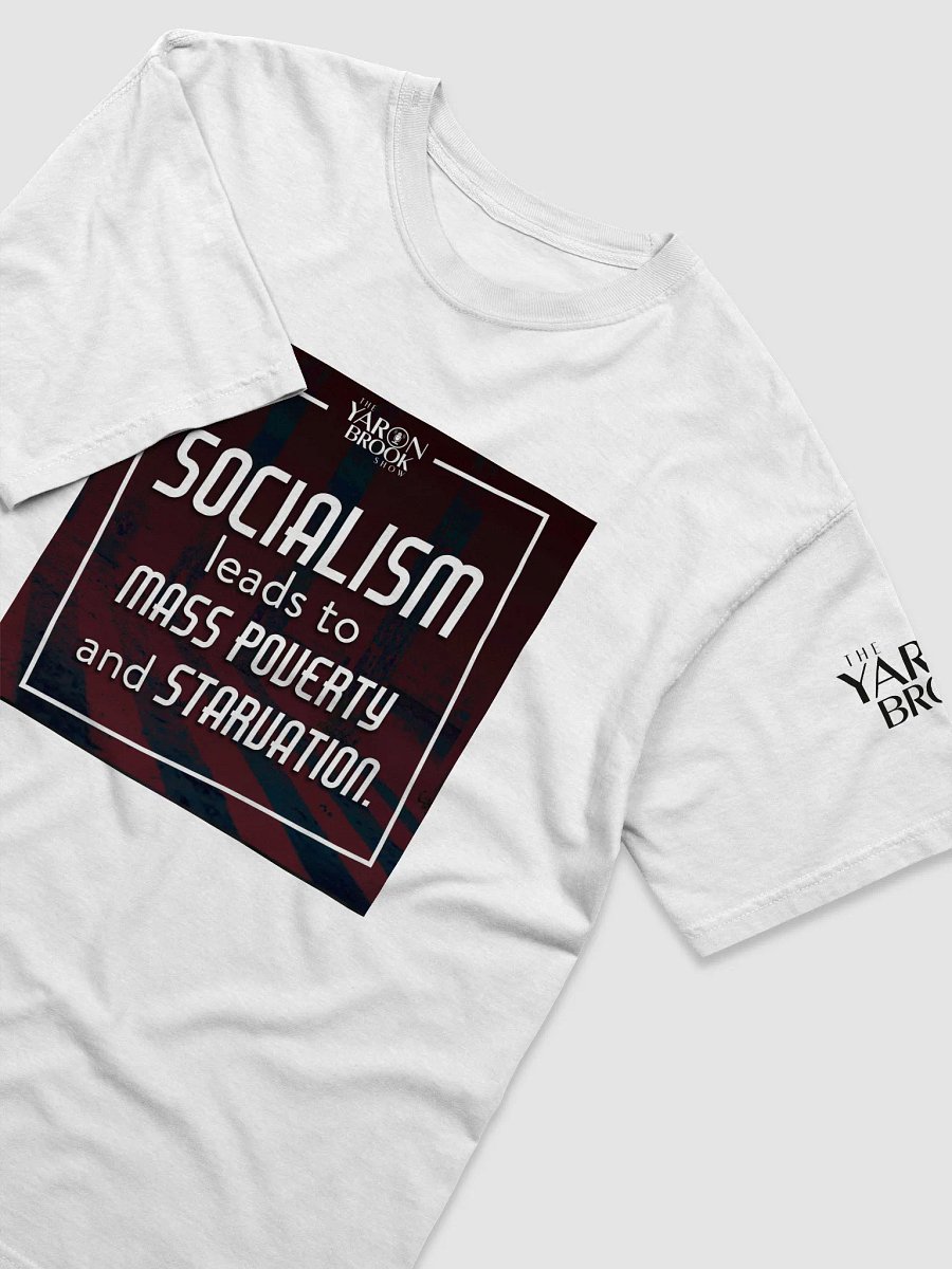 YBS Socialism vs. Prosperity Graphic Tee (White) product image (7)