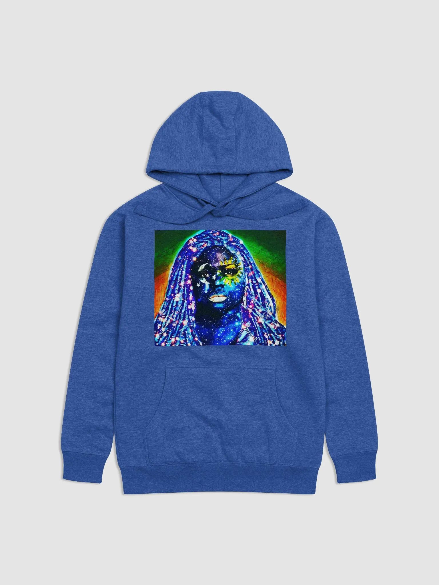 Raye Cole Music Space Hoodie Blue product image (1)