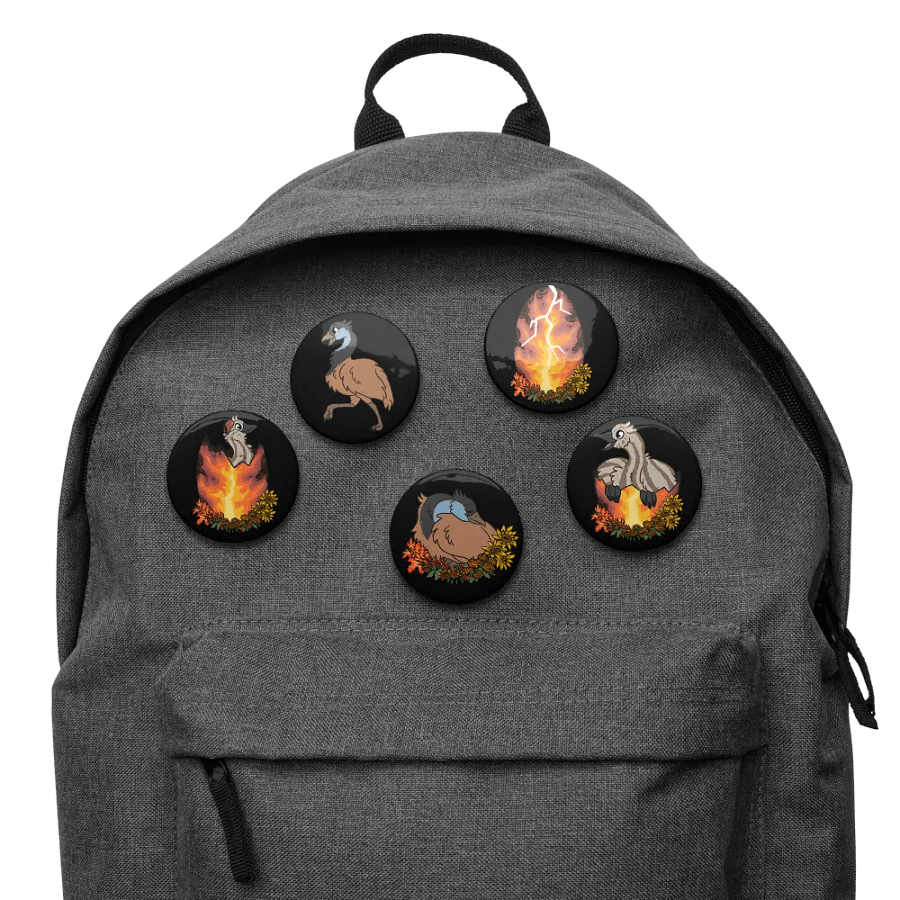RAWR Ember Pins - Large Black product image (2)