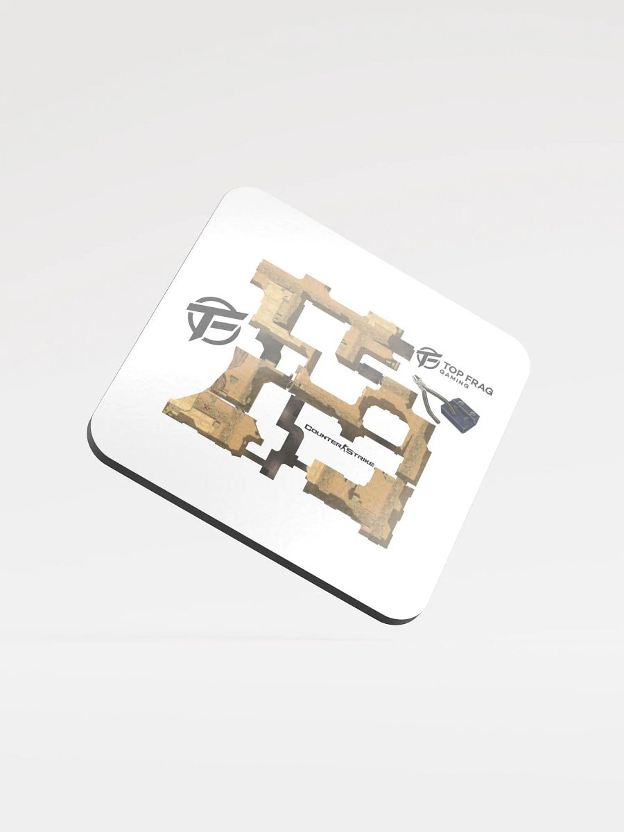 TopFrag™ De_Dust2 Glossed Cork Coaster product image (4)