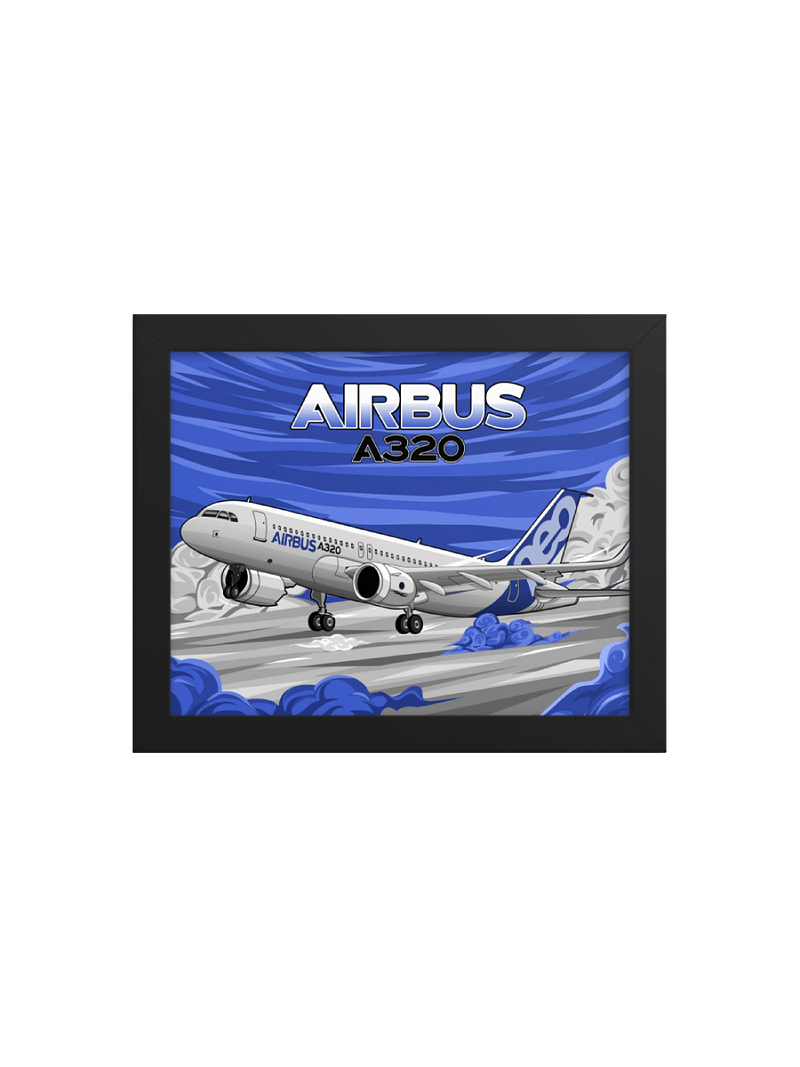 Airbus A320 Neo Framed Poster