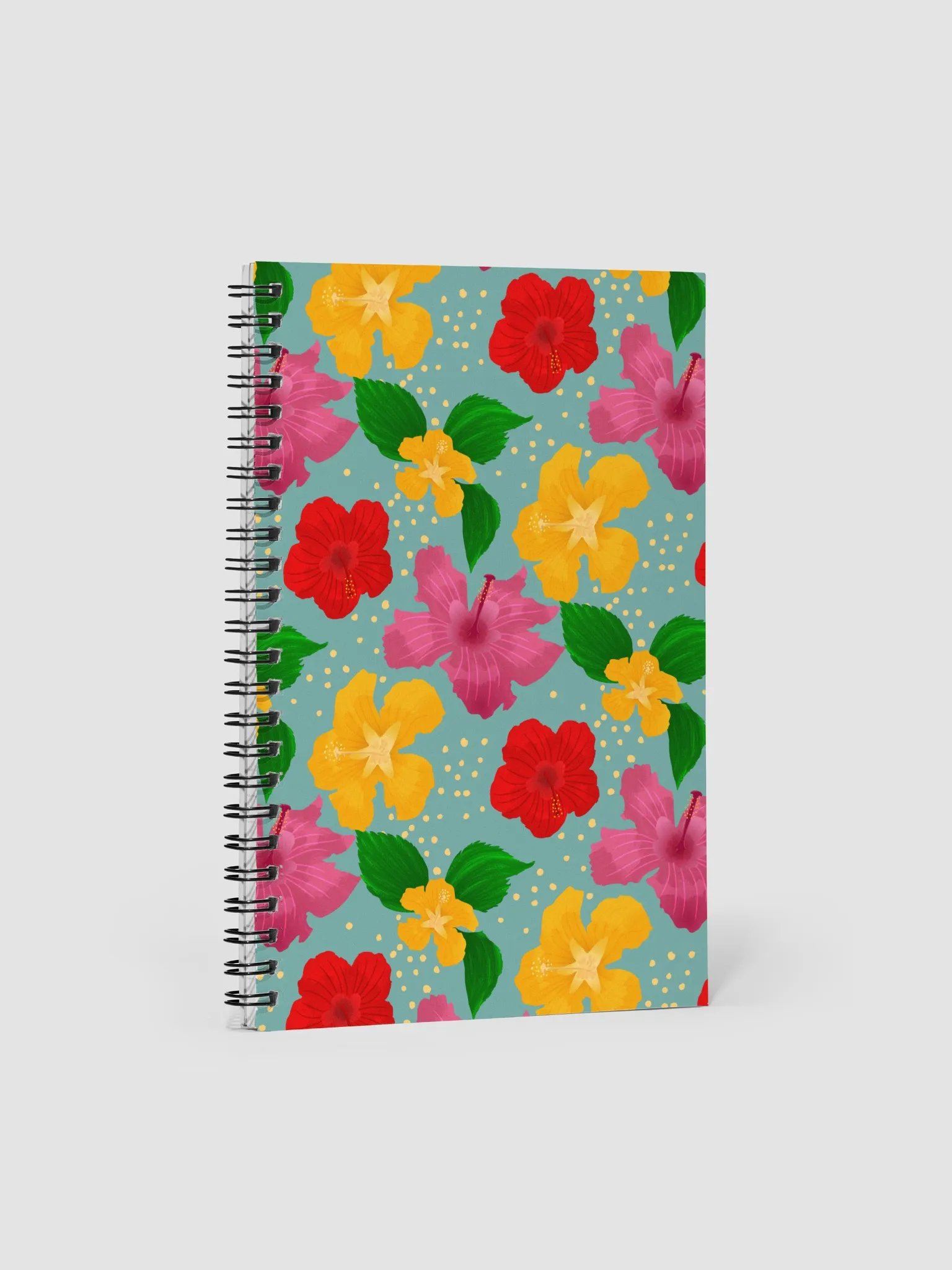 Hibiscus Flower Pattern Notebook product image (1)