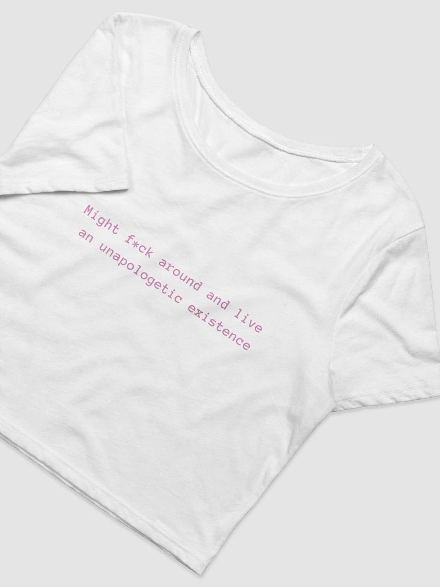 Might F Around Crop Top product image (3)