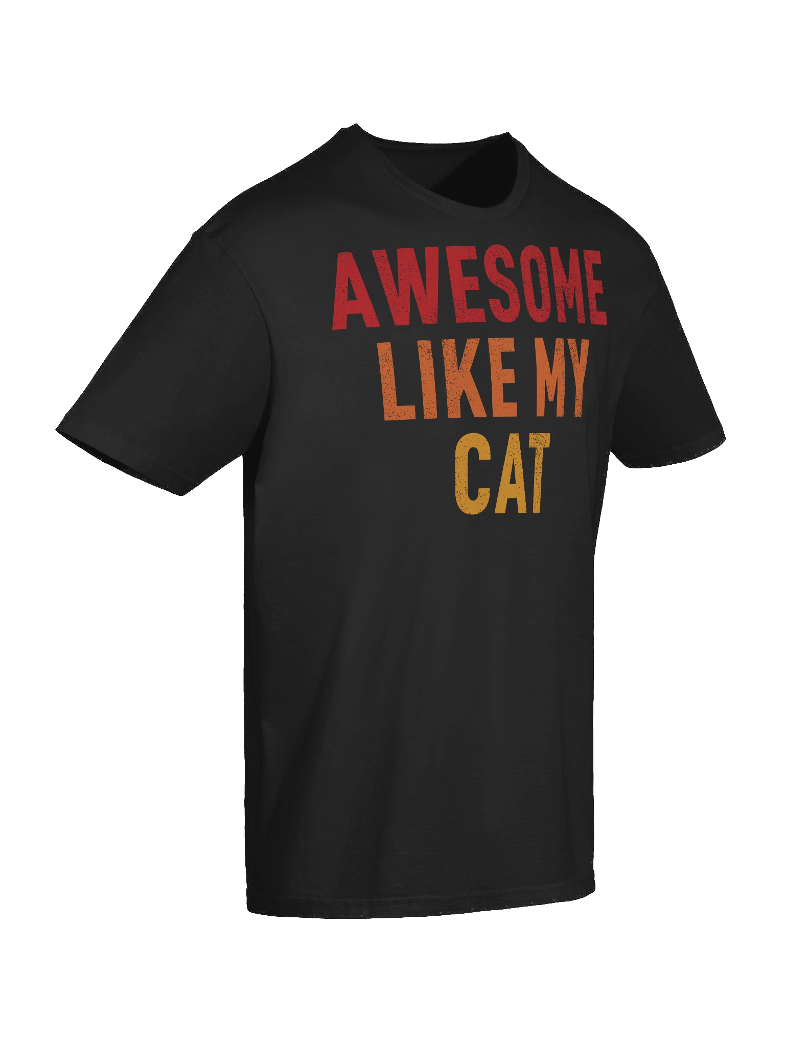 Awesome Like My Cat Retro T-Shirt product image (58)